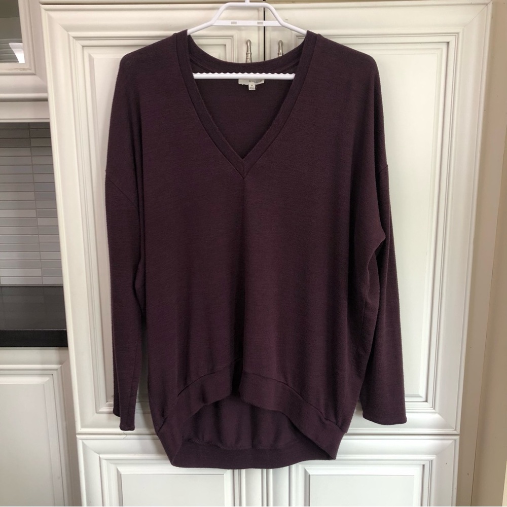 Wilfred Free burgundy women’s shirt